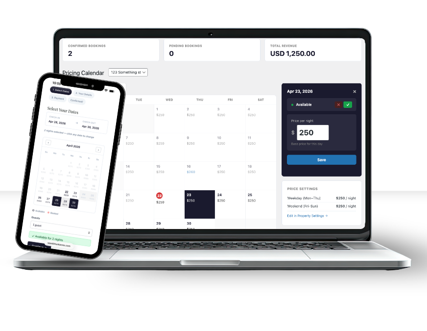STR Booking Plugin